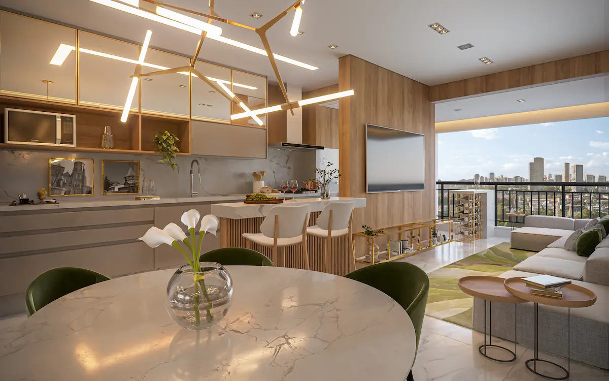 Living do apartamento